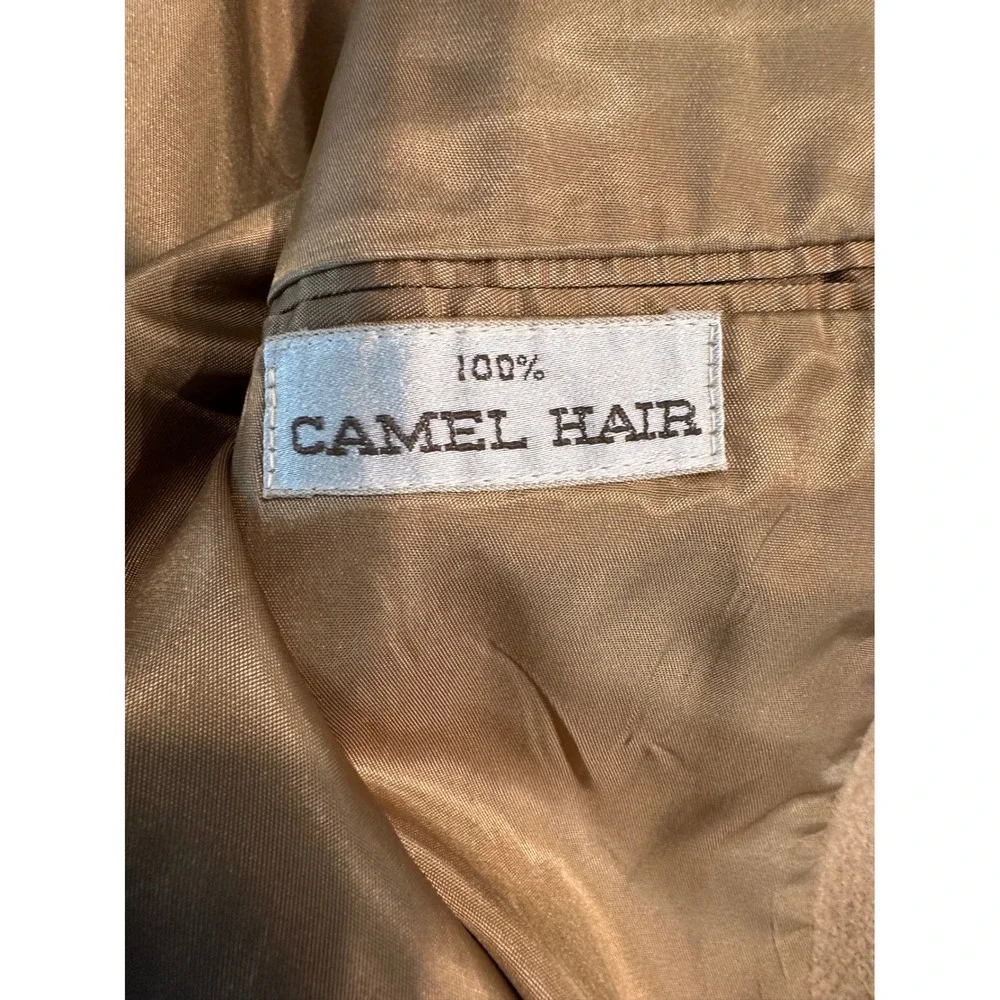 Barry Leeds Porter-Stevens Mens 100% Camel Hair Blazer Tan Sport Coat New Orlean